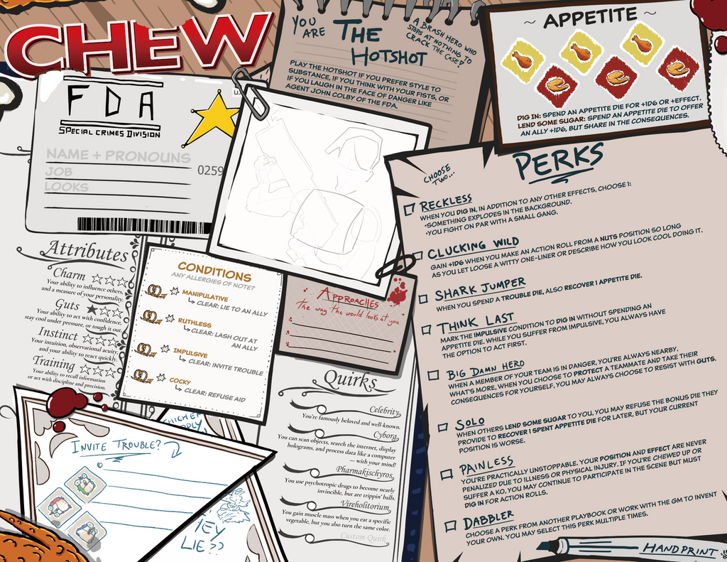 CHEW: Character Menus (RPG Supplement)