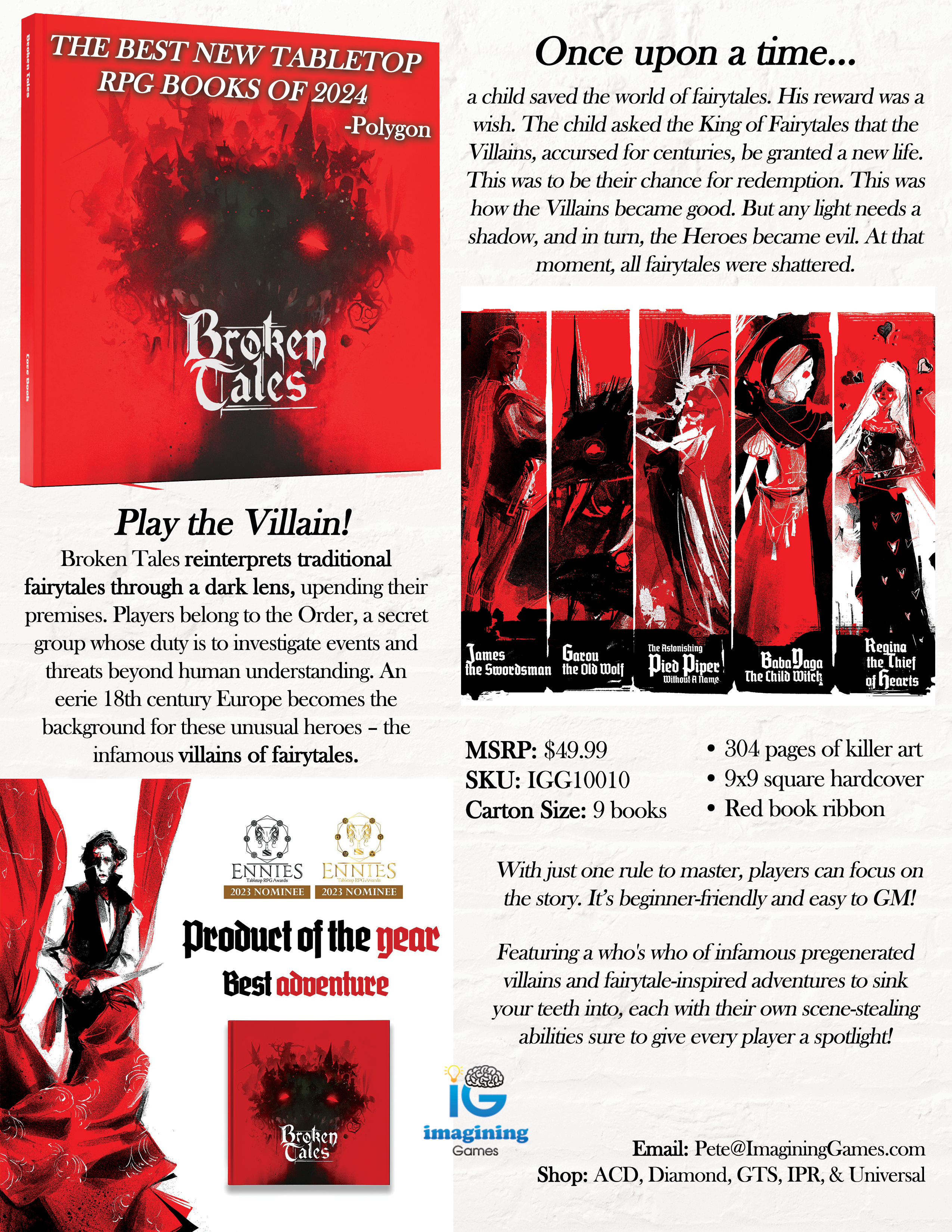 Broken Tales (RPG Book + PDF) Hardcover