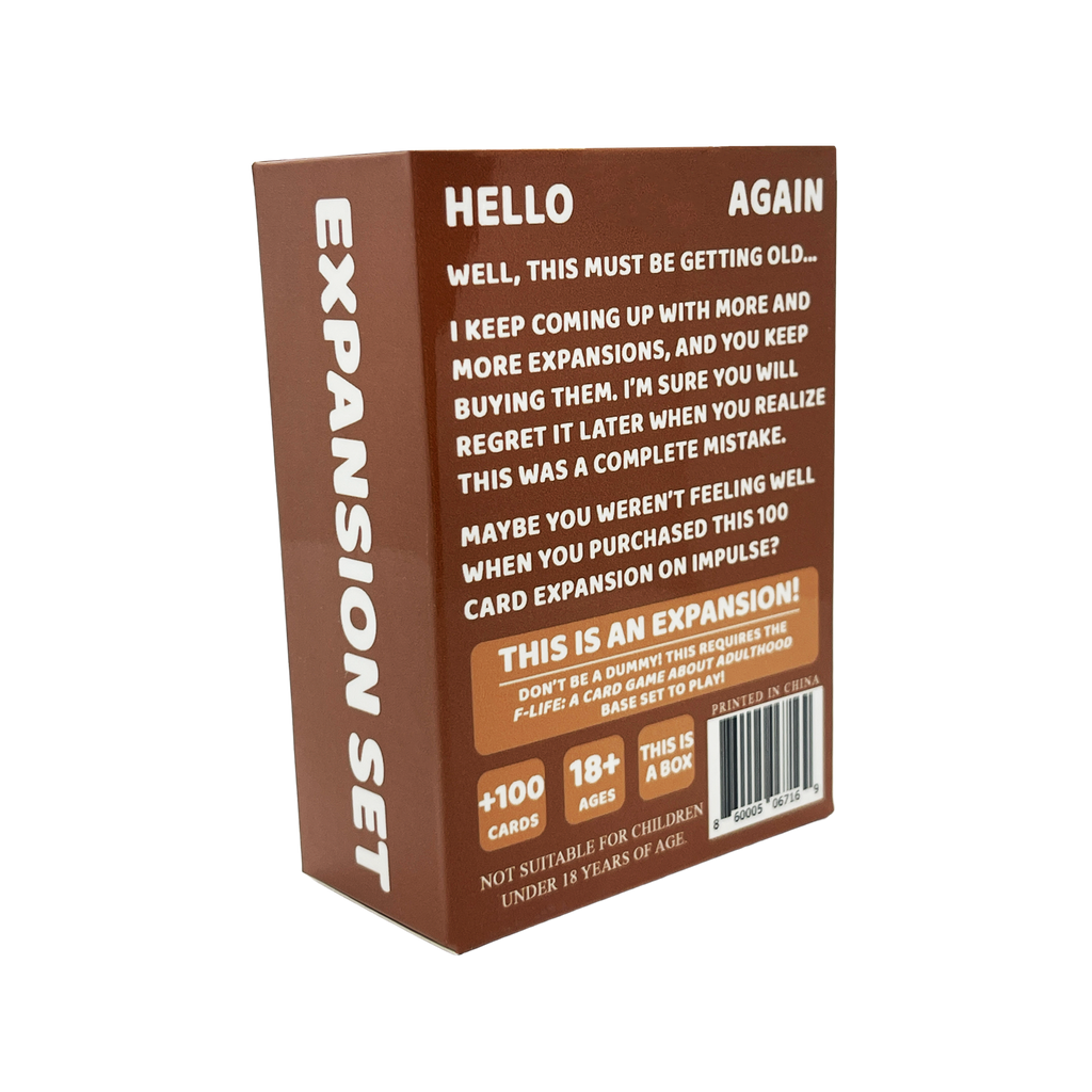 F-Life: Annoying & Inconvenient Expansion Pack #3