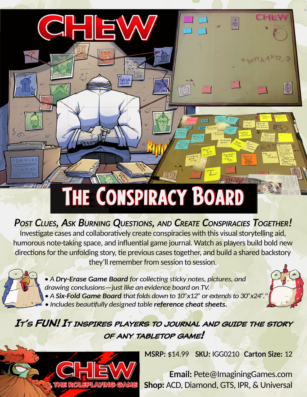 CHEW: Conspiracy Board (RPG Supplement)