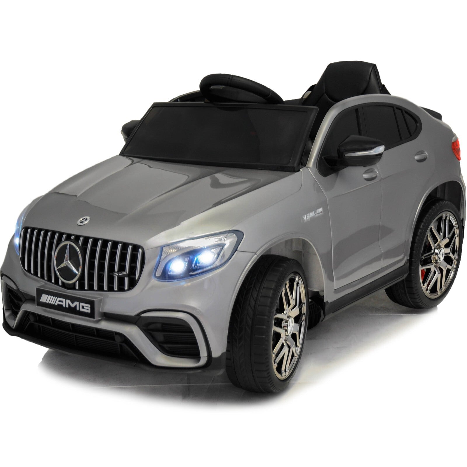 12V One-Seater Ride-On Car with Remote Control and MP3 – Licensed Mercedes-Benz, Multiple Colors